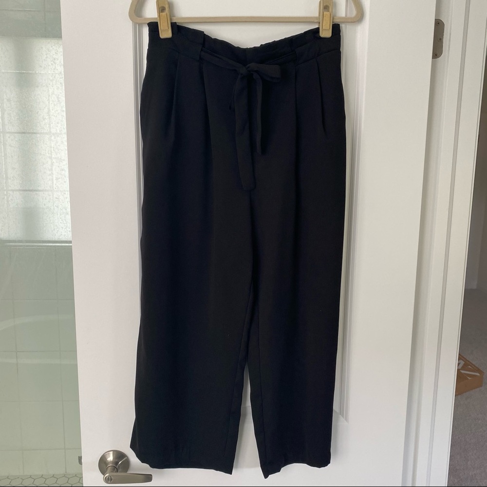 Zara black culottes